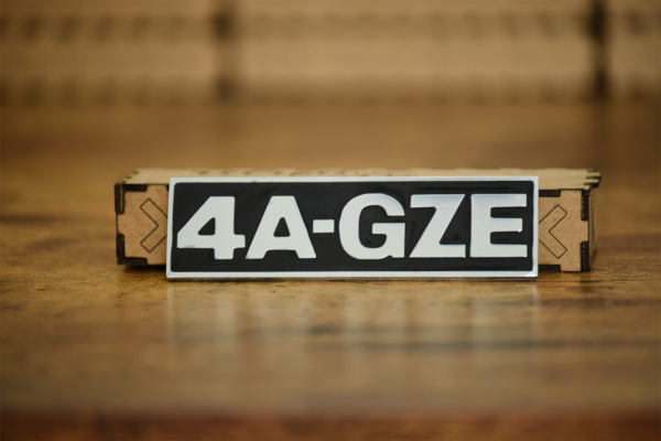 4AGZE Timing Cover Emblem