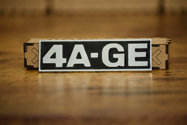 4AGE Timing Cover Emblem